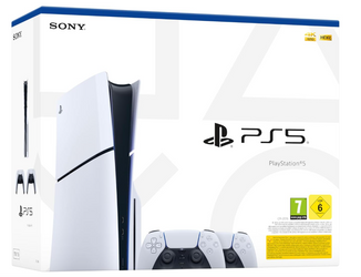 Konsola SONY PlayStation 5 Slim z napędem i dwoma padami DualSense