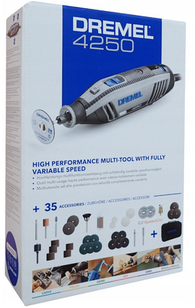 Szlifierka wysokoobrotowa DREMEL 4250+ 35 AKCESORIÓW + TORBA