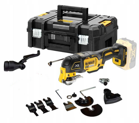 NARZĘDZIE WIELOFUNKCYJNE AKUMULATOROWE MULTITOOL DEWALT DCS356NT-XJ WALIZKA