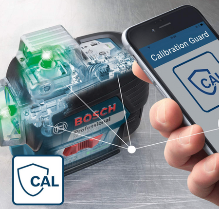 LASER GLL 3-80 CG BOSCH L-BOXX AKU Zielony + 2x2,0Ah + L-Boxx + BM 1