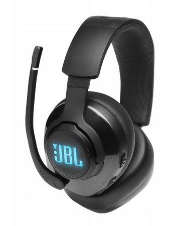 Słuchawki przewodowe wokółuszne JBL Quantum 400 Mikrofon Czarne Black