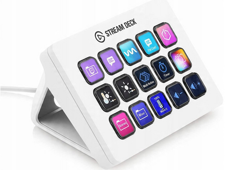 Klawiatura membranowa Elgato Stream Deck MK.2 Biały NOWY