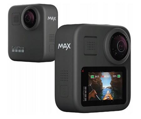 Kamera sportowa GOPRO HERO MAX Black 360° Sferyczna Nowa 4K UHD