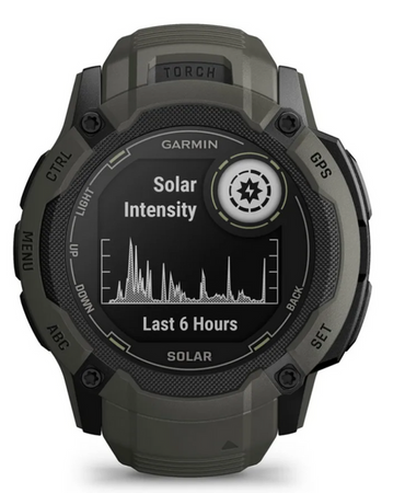 Smartwatch sportowy Garmin Instinct 2X Solar Zielony Mchowy 010-02805-05