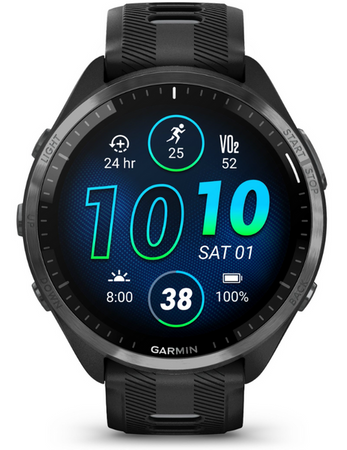 Smartwatch sportowy Garmin Forerunner 965 Czarny Szary Tytan DLC 010-02809-10