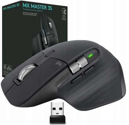 Mysz bezprzewodowa LOGITECH MX Master 3S 910-006557 Szara Grafitowa NOWA