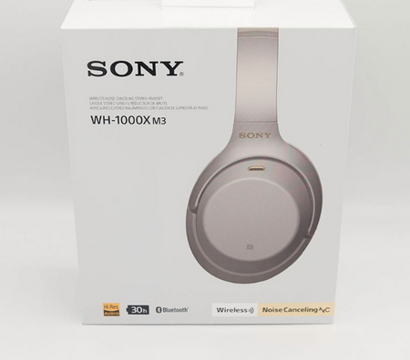 Słuchawki bezprzewodowe Sony WH-1000XM3 Srebrne