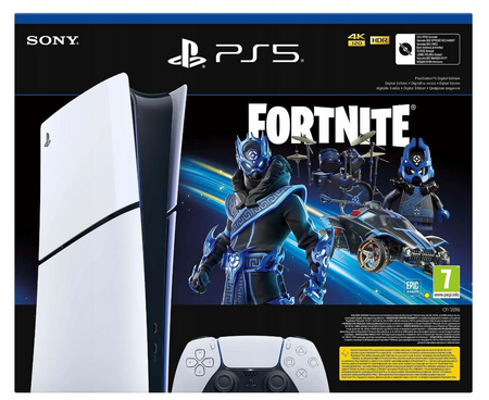 Konsola Sony PlayStation 5 Digital Edition D Chassis + Fortnite Cobalt