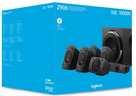 GŁOŚNIKI LOGITECH Z906 Dolby Digital 5.1 THX 500W