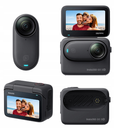 Kamera sportowa Insta360 GO 3S 128GB 4K UHD Czarna NOWA