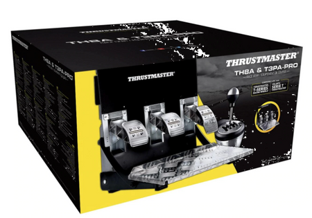 Thrustmaster zestaw Skrzynia TH8A Pedały T3PA Pro