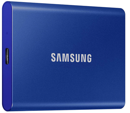 Dysk zewnętrzny Samsung Portable SSD T7 2TB Niebieski