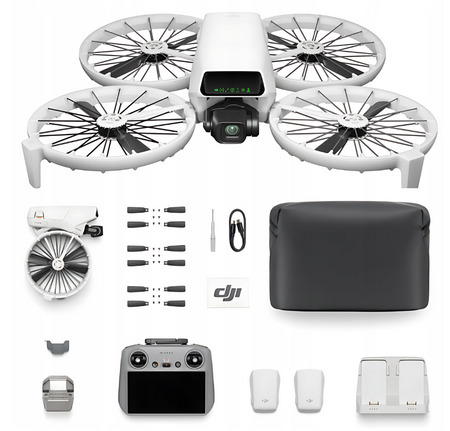 Dron DJI Flip z kontrolerem DJI RC 2 i zestawem Fly More Combo