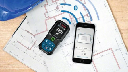 DALMIERZ LASEROWY GLM 50-27 CG BOSCH Bluetooth KOMPLET Z ETUI