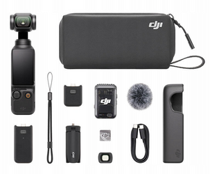Kamera sportowa vlog DJI Osmo Pocket 3 w zestawie Creator Combo 4K