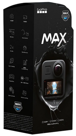 Kamera sportowa GOPRO HERO MAX Black 360° Sferyczna Nowa 4K UHD