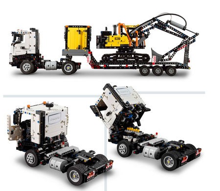 LEGO Technic 42175 Ciężarówka Volvo FMX i koparka elektryczna EC230