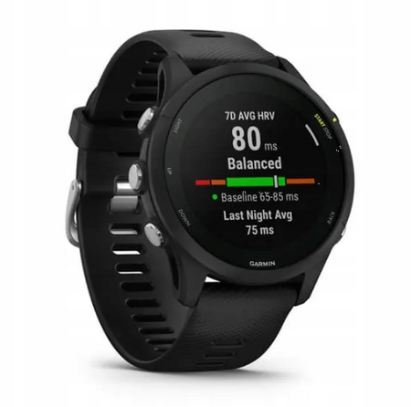 Zegarek sportowy Garmin Forerunner 255 Music Czarny 010-02641-30