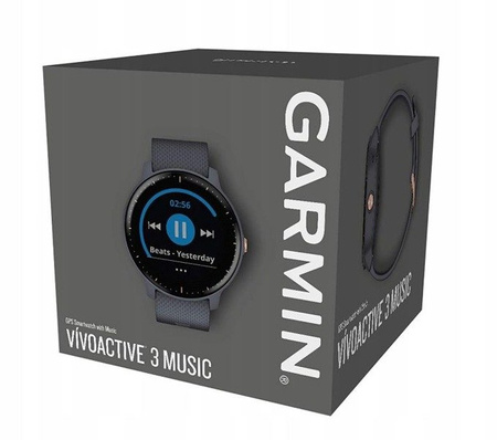 GARMIN Vivoactive 3 Music Czarny Black