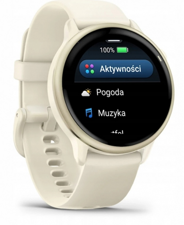 Smartwatch Garmin Vivoactive 6 Beżowy Lunar Gold 010-02985-01