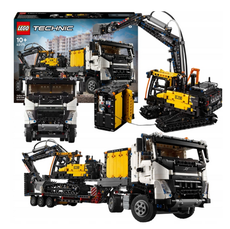 LEGO Technic 42175 Ciężarówka Volvo FMX i koparka elektryczna EC230
