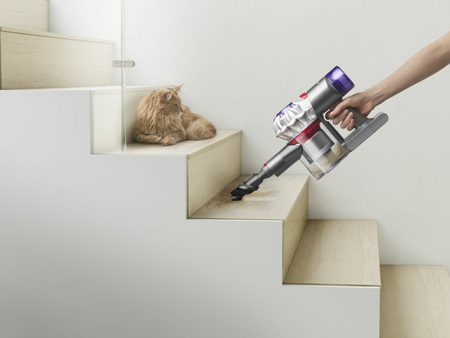 Odkurzacz pionowy Dyson V8 Advanced Srebrny/Szary bezprzewodowy NOWY