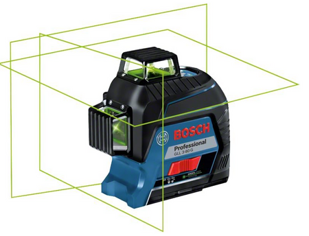 BOSCH Professional GLL 3-80 G LASER KRZYŻOWY ZIELONY POZIOMICA + WALIZKA