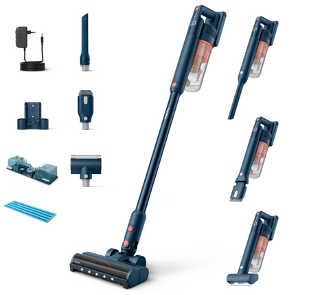 Odkurzacz Bezprzewodowy Philips z Serii 5000 XC5142/01 Koralowy Niebieski