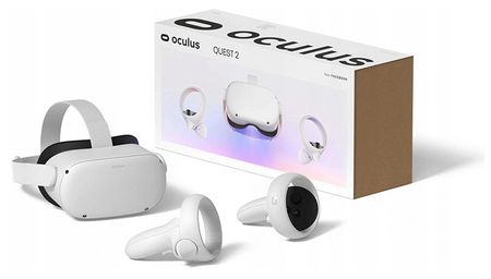 Gogle VR Meta Oculus Quest 2 128GB pamięci + 2 kontrolery Quest Touch