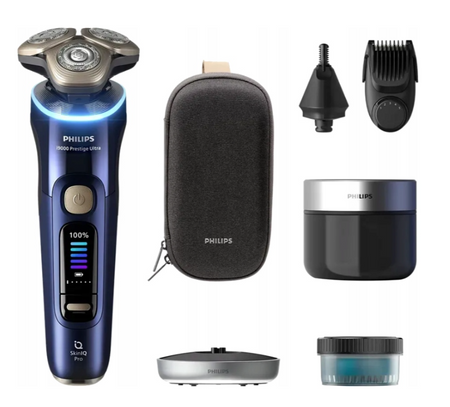 GOLARKA MĘSKA PHILIPS SHAVER I9000 PRESTIGE ULTRA XP9401/38 ZESTAW Z ETUI