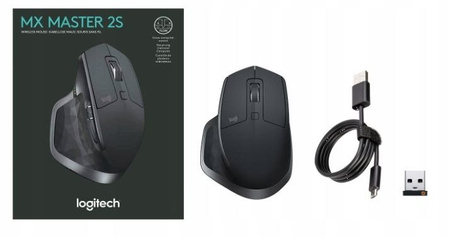 Mysz bezprzewodowa LOGITECH MX Master 2S Czarna