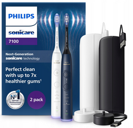 Szczoteczka soniczna Philips Sonicare 7100 HX7429/01 Zestaw 2szt + Etui