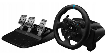 Kierownica oraz pedały Logitech G Driving Force G923 Czarny NOWY