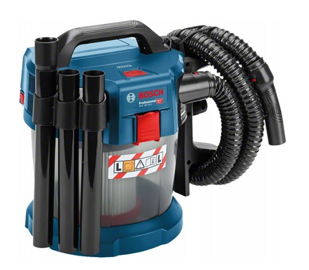 Odkurzacz przemysłowy akumulatorowy Bosch GAS 18 V-10 L 18W + Kółka