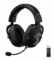 Słuchawki bezprzewodowe nauszne Logitech G Pro X Lightspeed Czarne Nowe