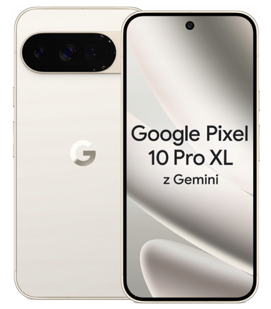 Smartfon Google Pixel 10 Pro XL 16 GB / 512 GB Beżowy Porcelanowy NOWY