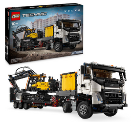LEGO Technic 42175 Ciężarówka Volvo FMX i koparka elektryczna EC230