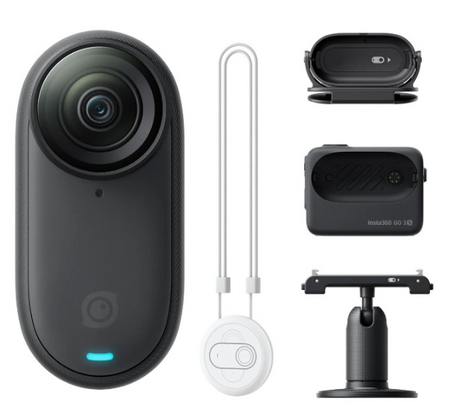Kamera sportowa Insta360 GO 3S 128GB 4K UHD Czarna NOWA