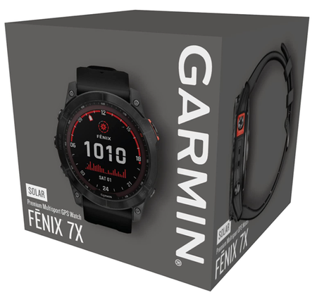 Garmin Fenix 7X Solar Czarny 