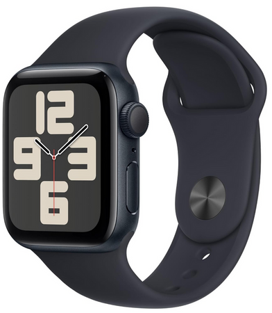 Smartwatch Apple Watch SE 2022 40mm Północ Czarny Midnight black